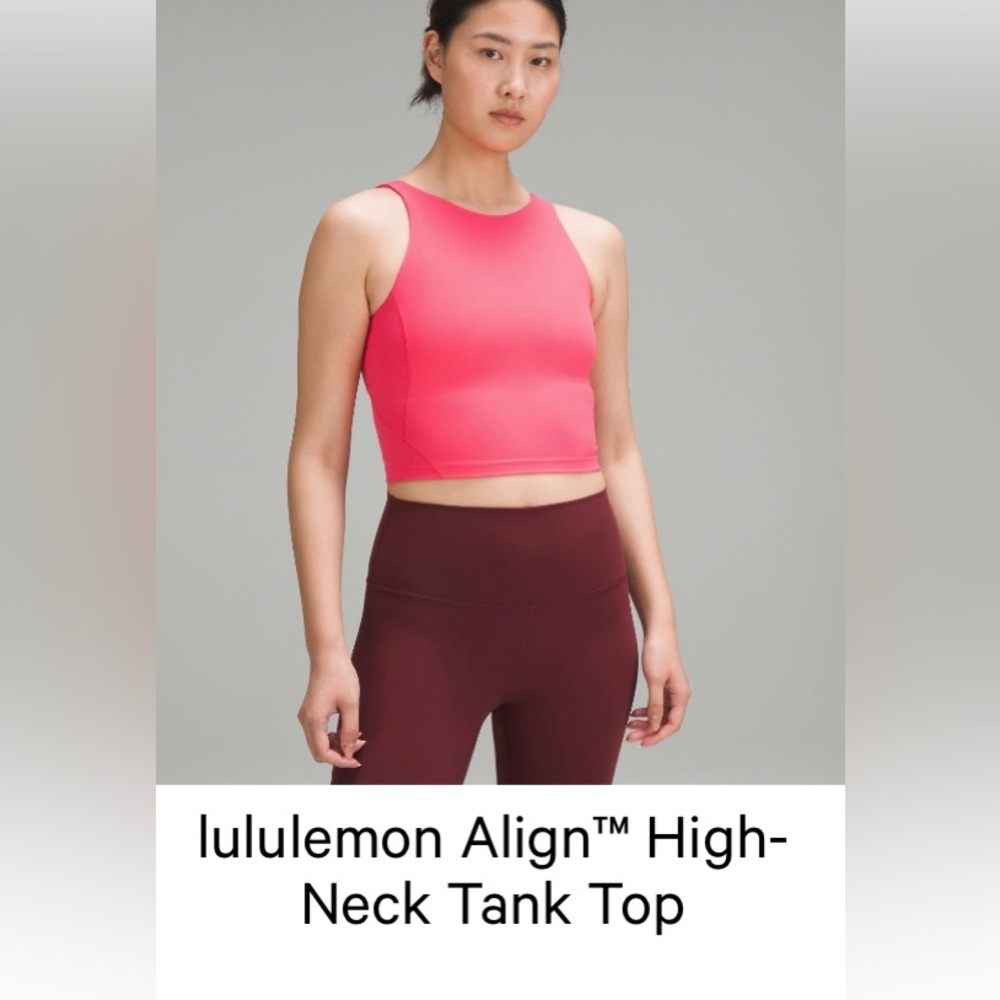 Lululemon lululemon Align™ High-Neck
Tank Top
Lip Gloss
Size 10